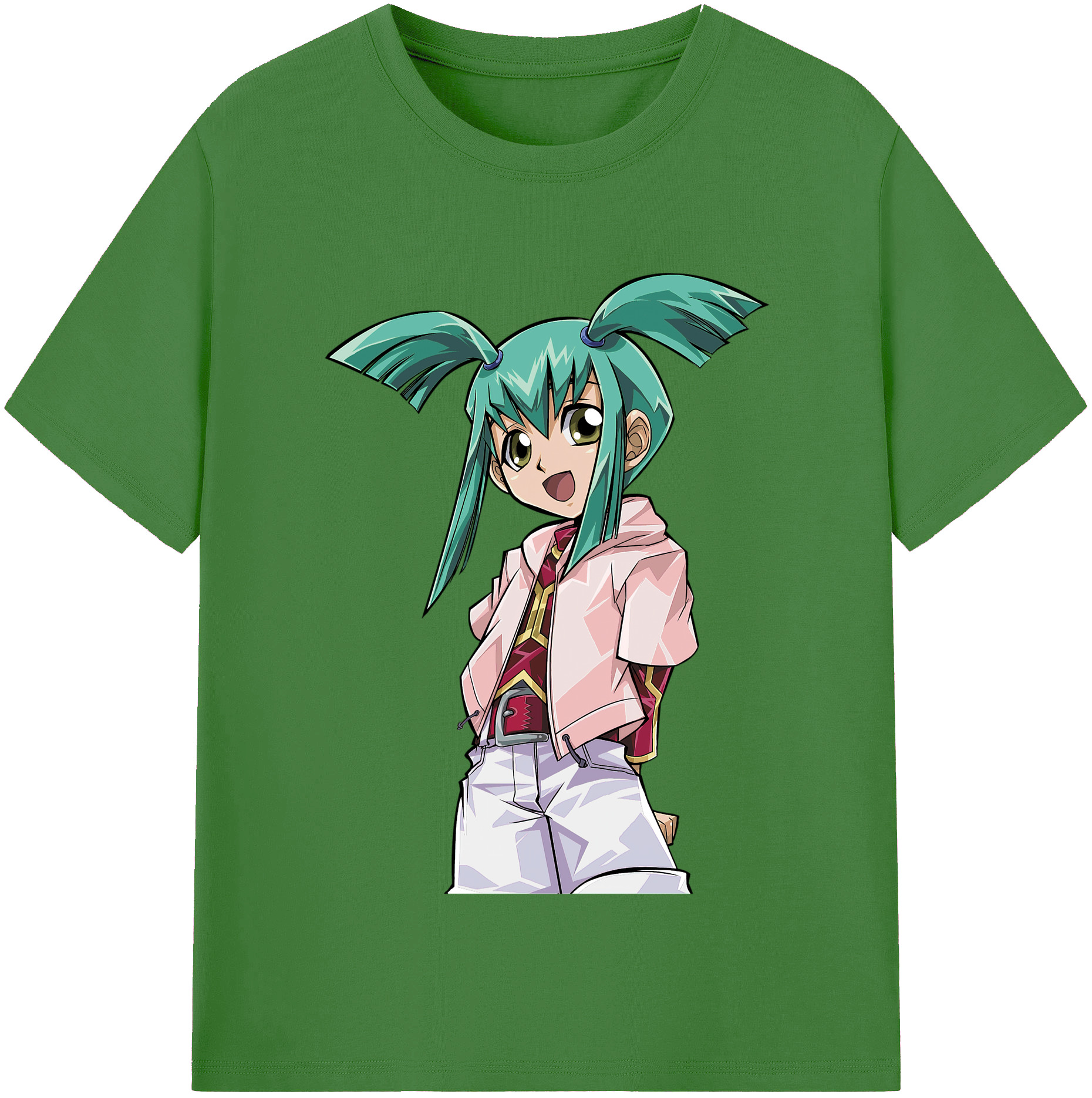 （画像用） 遊☆戯☆王 Yu-Gi-Oh! レディースカジュアルプリントTシャツ（綿100％）